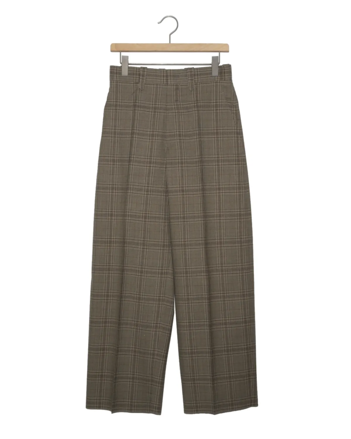 BOWTE の SUPER 130'S CHECK DRESS TROUSERS (262-04-0003)