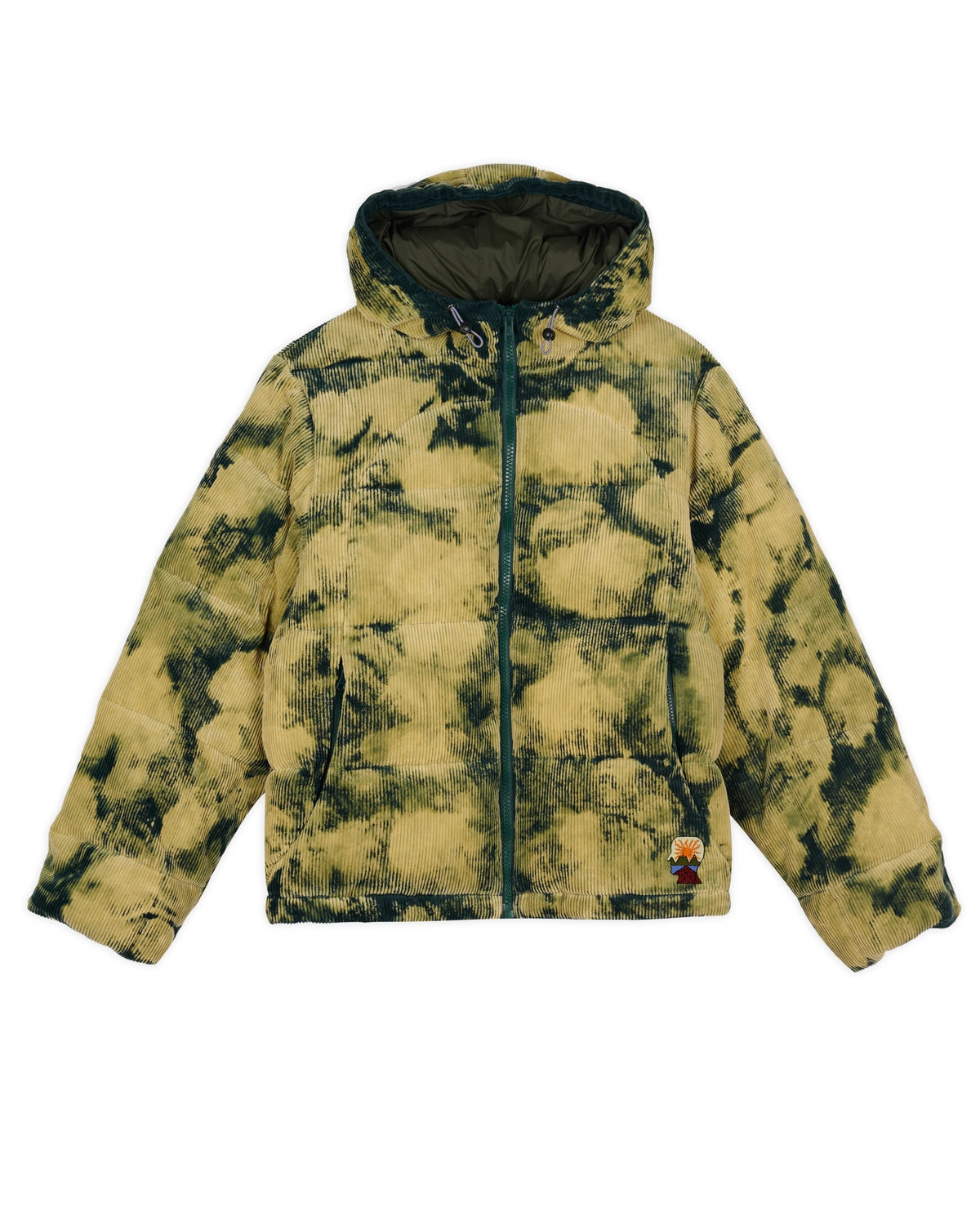 BRAIN DEAD の BLEACHDYED DIMENSION PUFFER JACKET (008004533FW25)