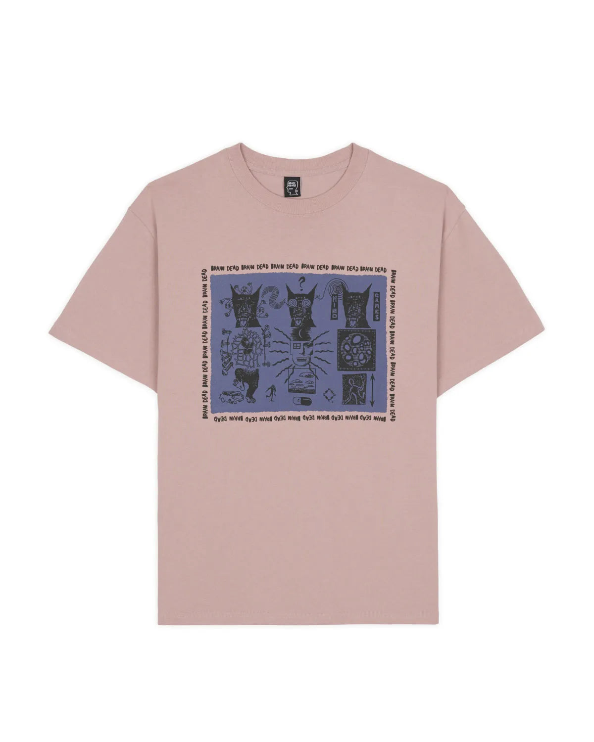 BRAIN DEAD の Mind Games T-shirt (T00004430D225)