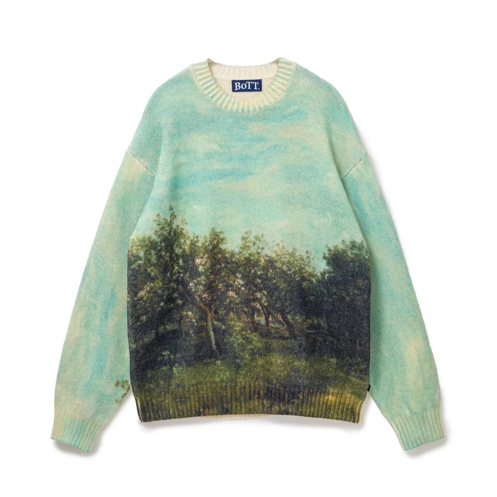 BoTT の Apple Printed Knit Sweater