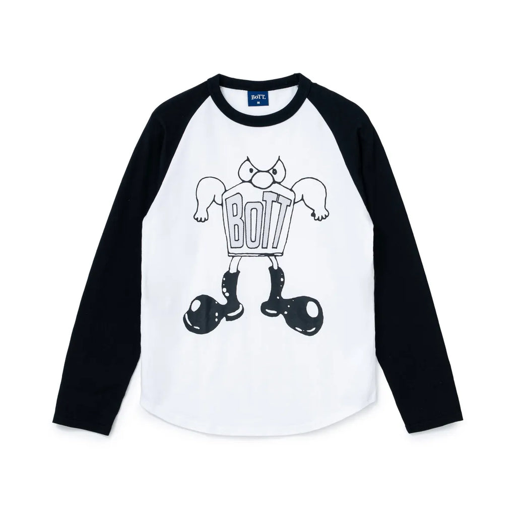 BoTT x VERDY Raglan Tee L 新品未開封　正規品　黒　白 BoTT(ボット) / Big Boots Raglan L/S Tee | 公式通販・JACK in the NET