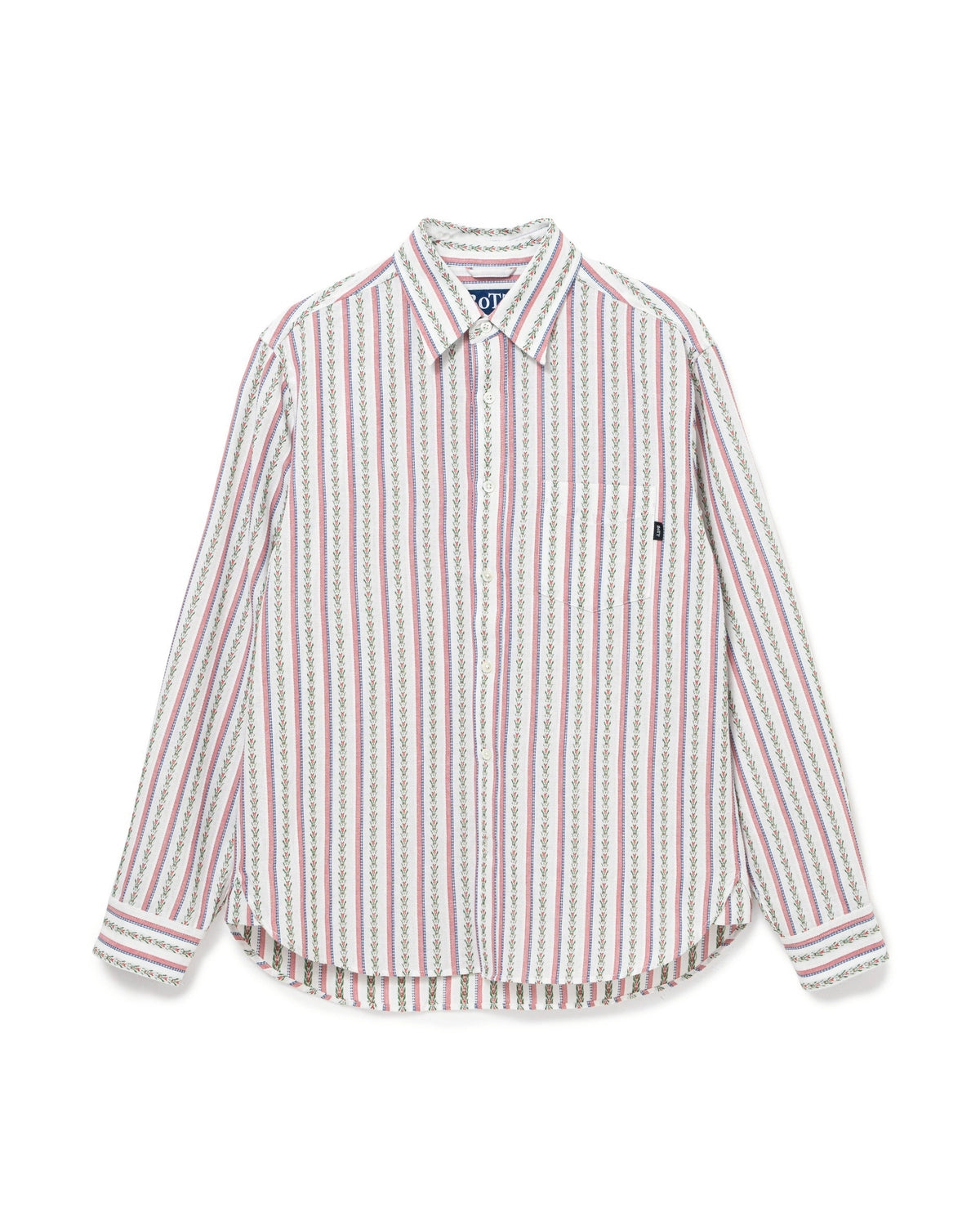 BoTT の Flower Striped Shirt