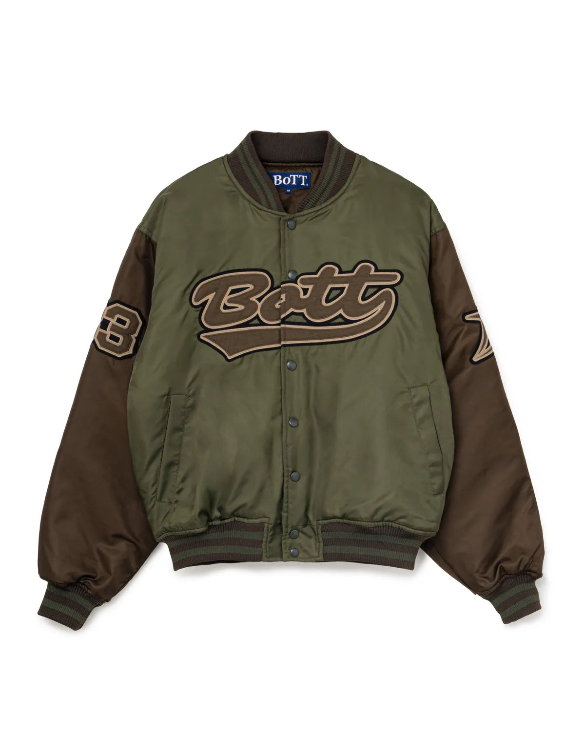 BoTT の Nylon Varsity Jacket