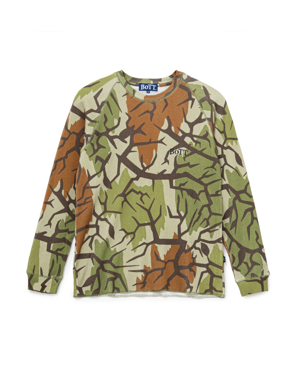 BOTT 迷彩柄 Mサイズ 長袖カットソー BoTT(ボット) / Raglan Camo Thermal | 公式通販・JACK in the NET