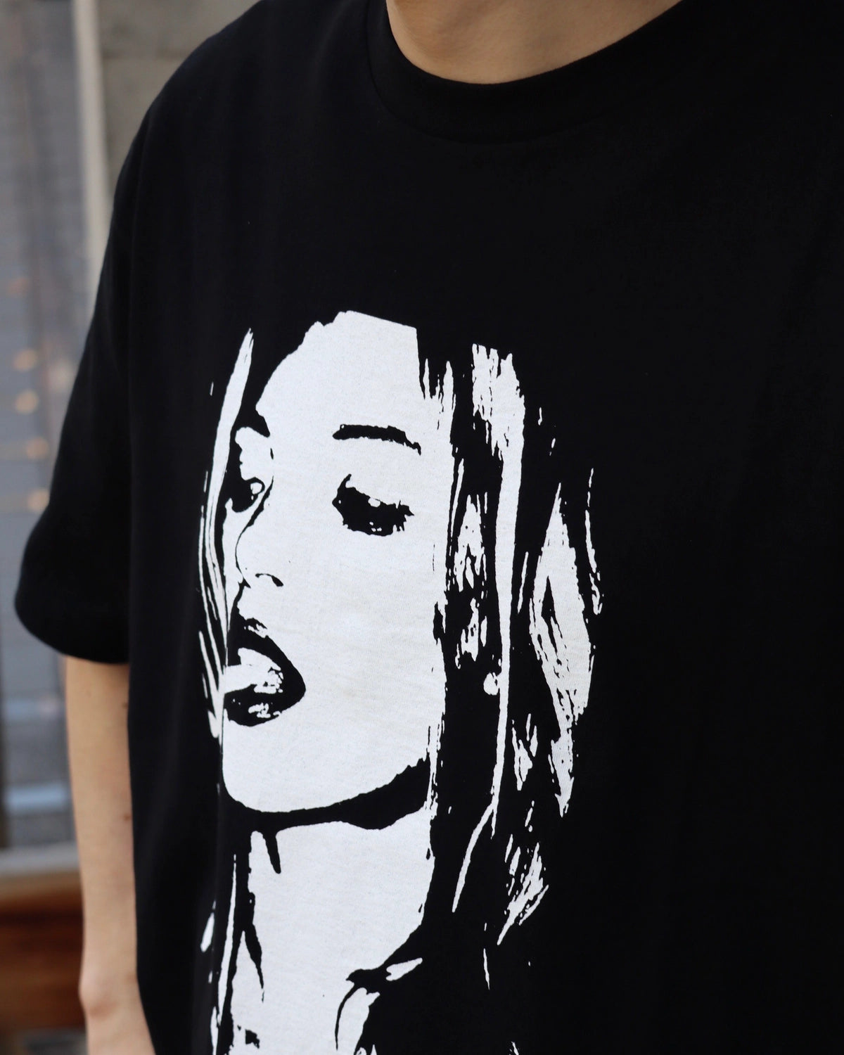 MINEDENIM  / Monochrome Two tone Face Crewneck T-SH (2504-4002)