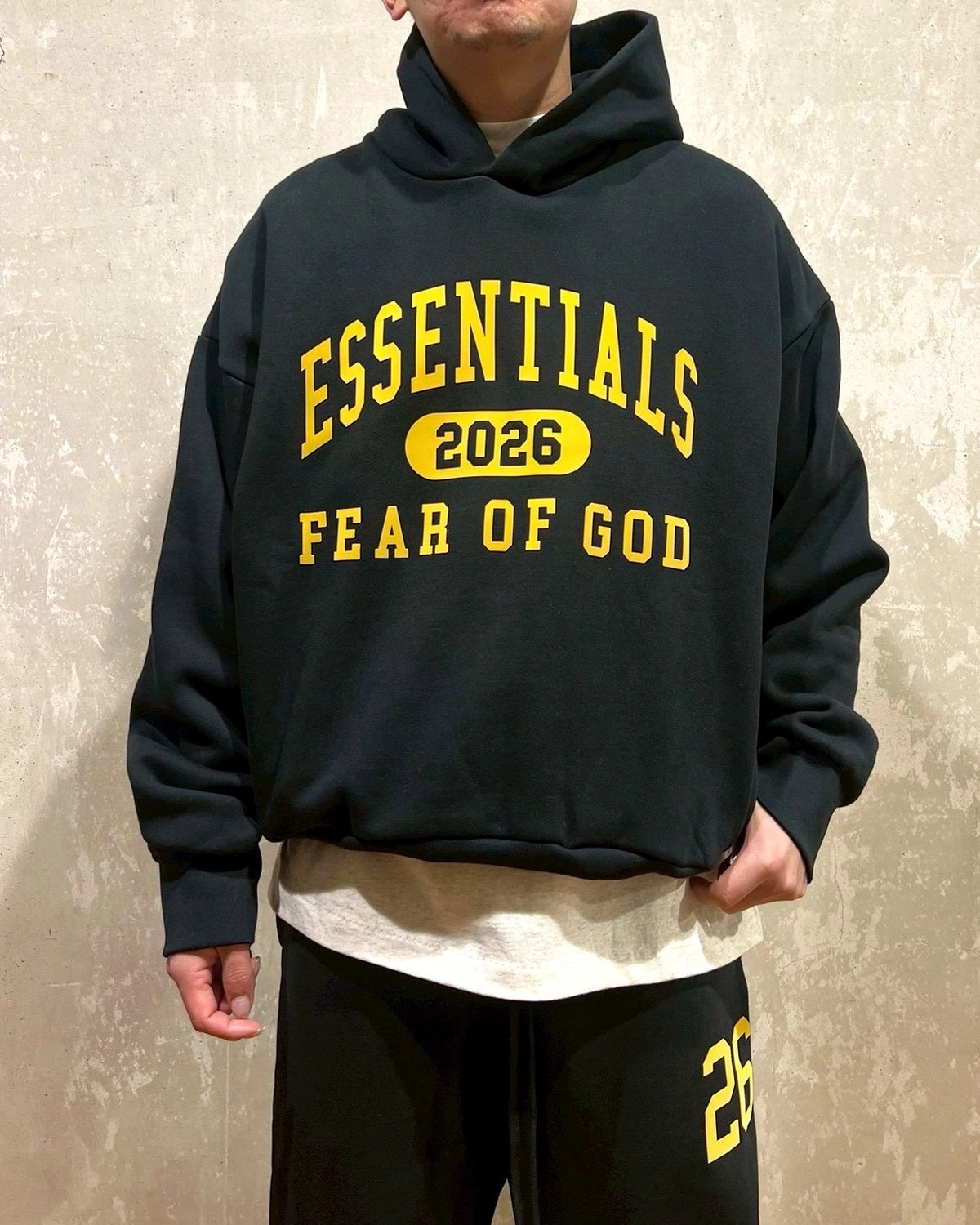 ESSENTIALS / Classic Fleece Hoodie (192HO256861F)