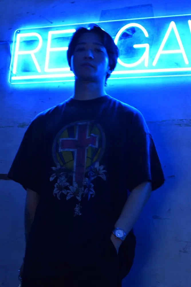 KAMIYA × REGGAWS ELCLUSIVE / HEAVEN" T-SHIRT (G13TS201-0)