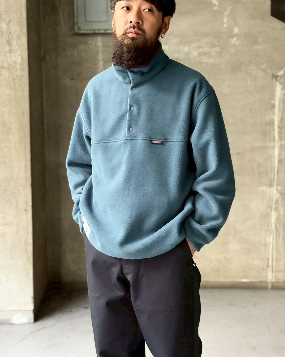 DESCENDANT / HUMMING FLEECE PULLOVER (252ATDS-CSM30)