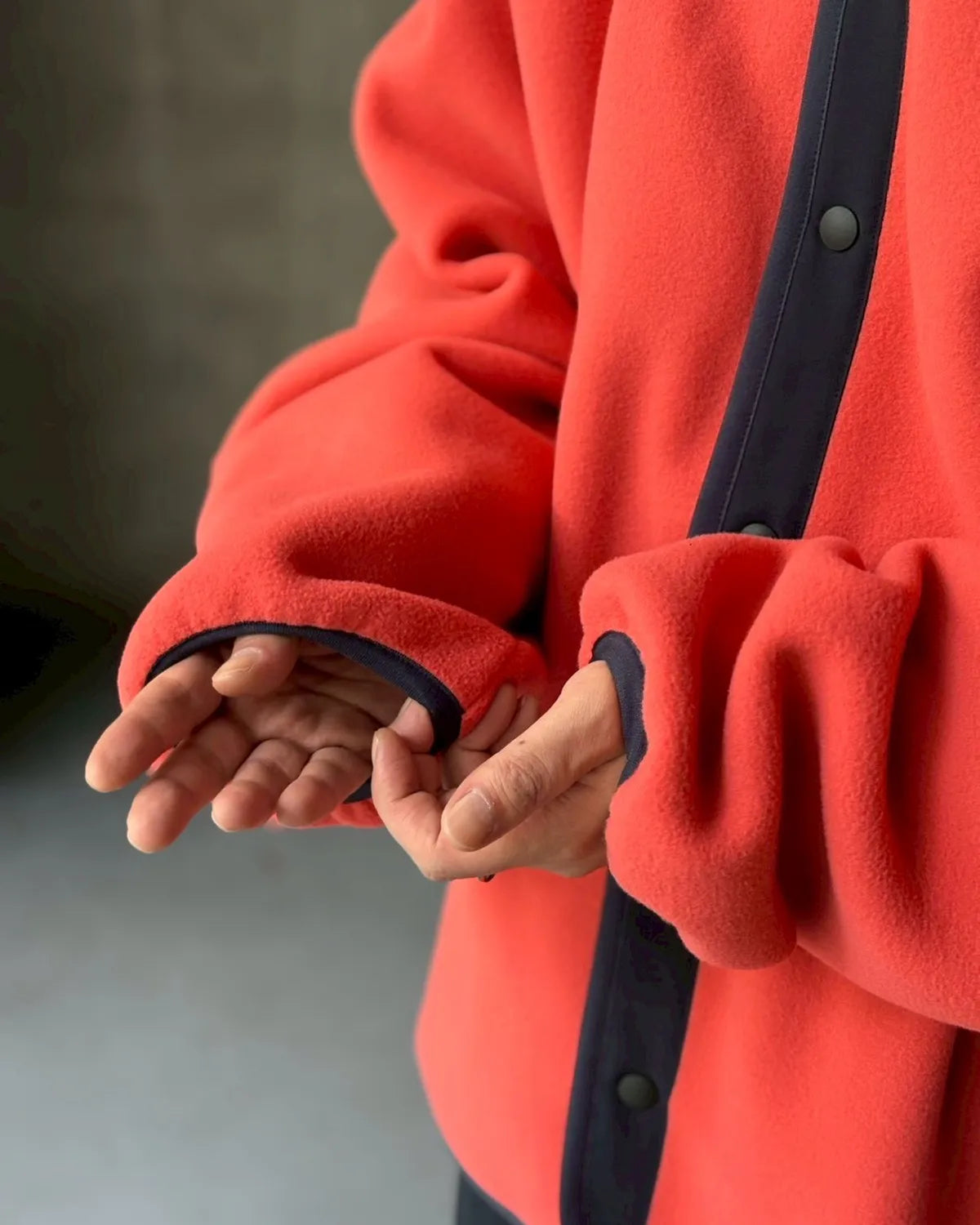 DESCENDANT / KNOT FLEECE CARDIGAN (252ATDS-CSM29)