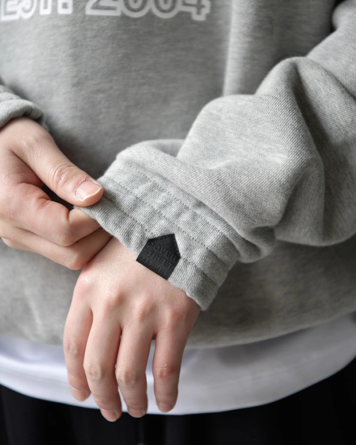 DOVER STREET MARKET kei ninomiya / CREWNECK COTTON BACK PILE KNIT (DSM01T006)