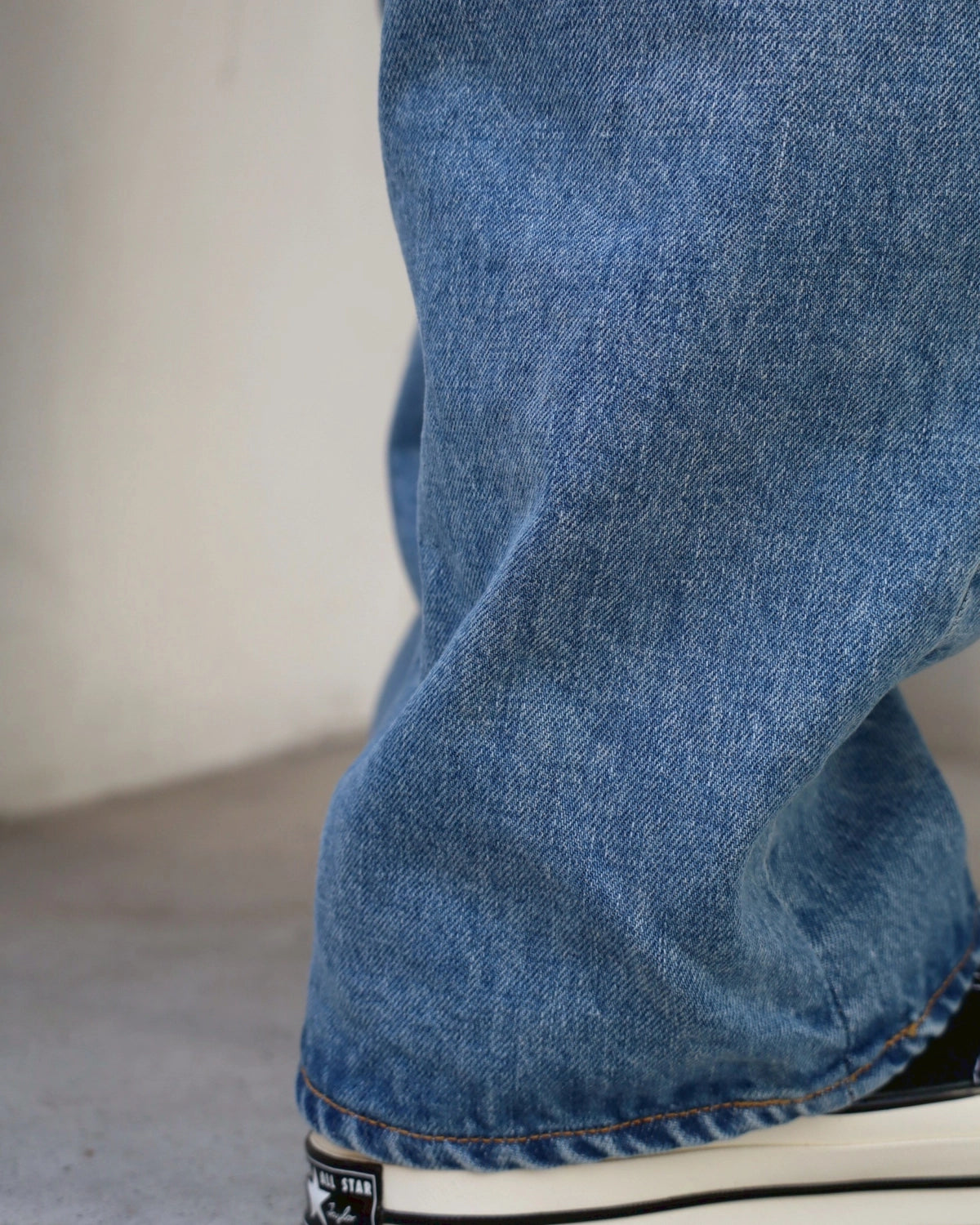 DESCENDANT / 1995 DENIM TROUSERS BAGGY HARD WASH (261WVDS-PTM04)