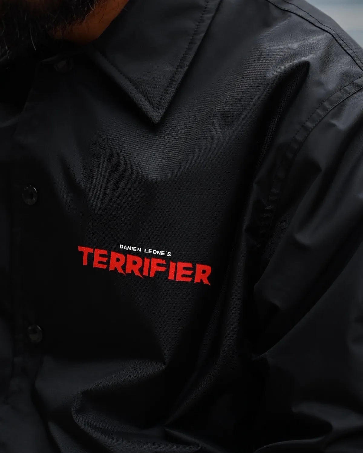 WACKO MARIA × TERRIFIER / COACH JACKET (TERRIFIER-WM-BL02)