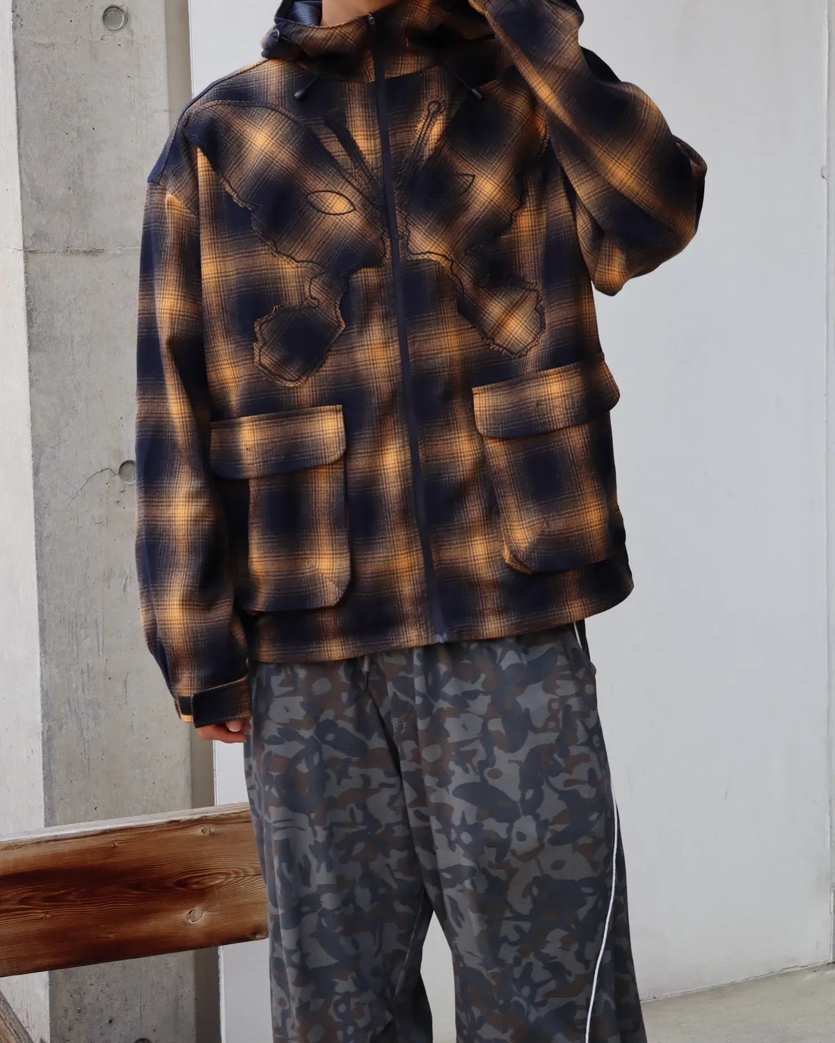 P.A.M.（Perks And Mini) / SOUTH COVE KOSMIC HOODED JACKET (39216)