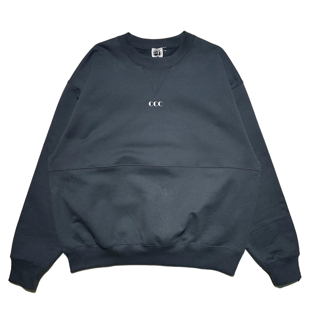 CITY COUNTRY CITY の Embroidered Logo Switching Cotton Sweatshirt