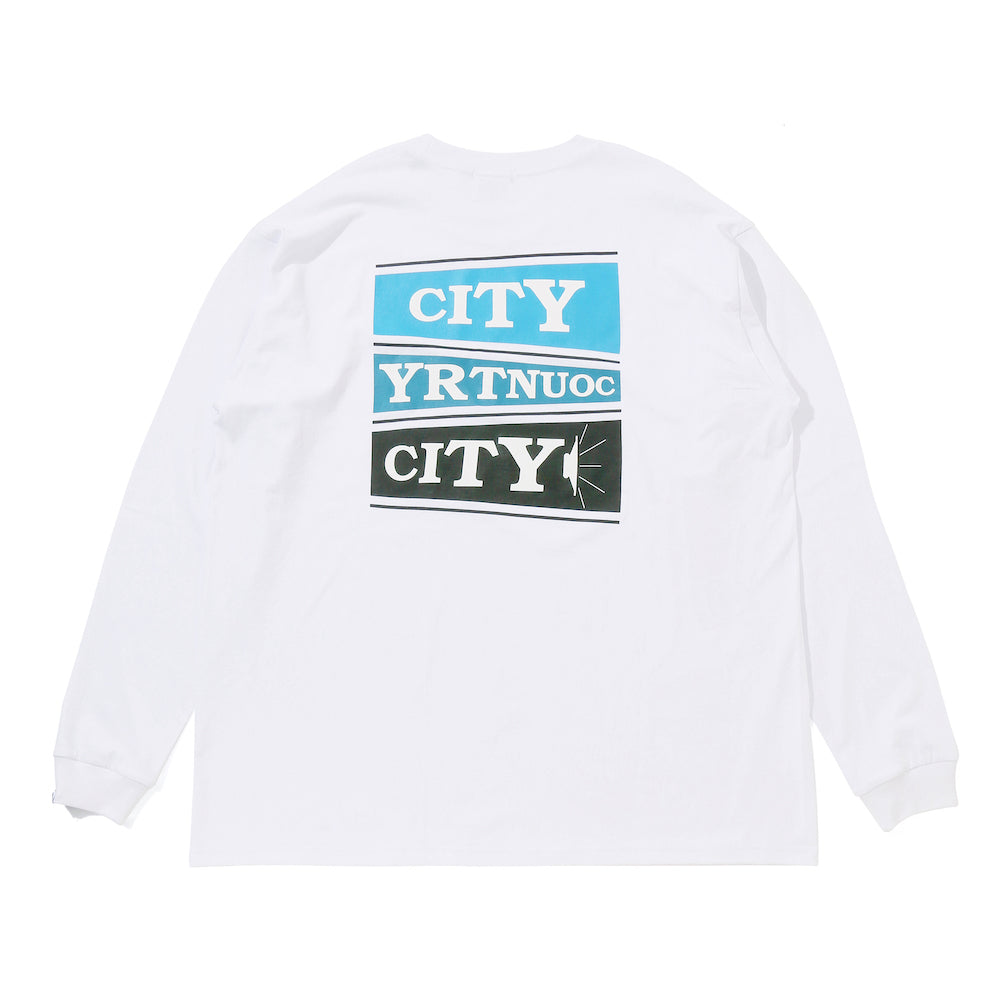 CITY COUNTRY CITY / COTTON L/S T-SHIRT_SMALL CCC&SOUND CITY COUNTRY CITY