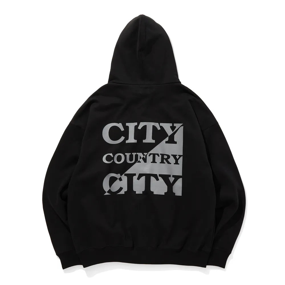 CITY COUNTRY CITY / ZIP UP COTTON HOODIE (CCC-243C004)