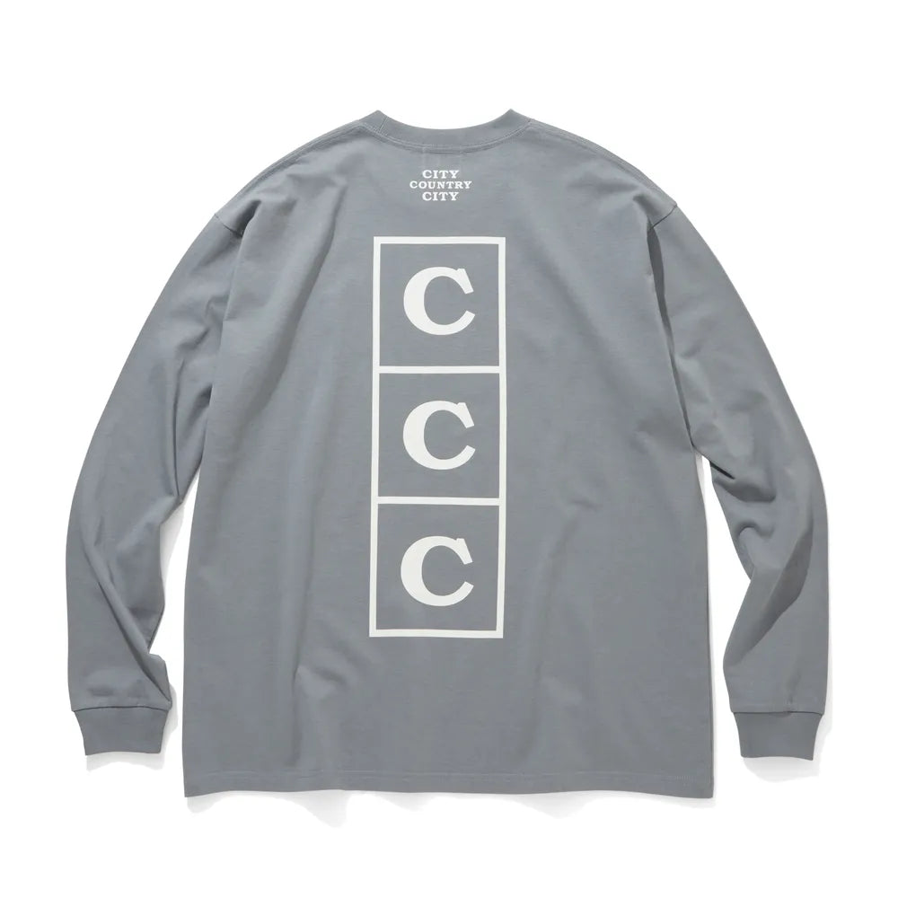 CITY COUNTRY CITY / EMBROID ERED LOGO COTTON L/S T -SHIRT_CCC (CCC-243T009)