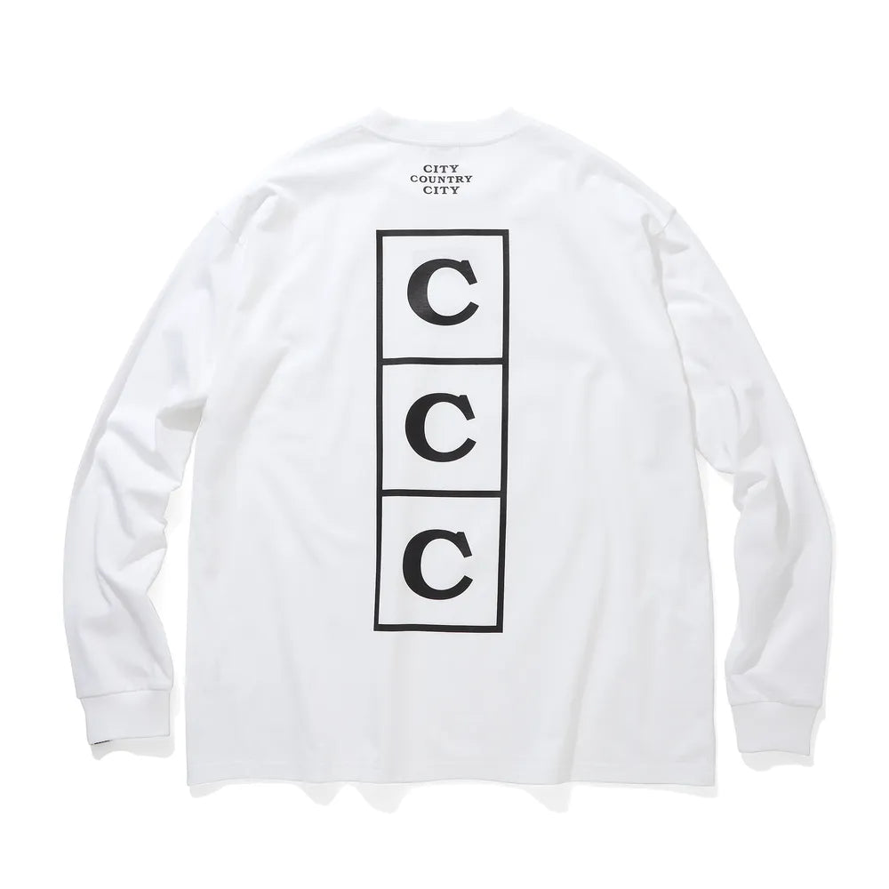 CITY COUNTRY CITY / EMBROID ERED LOGO COTTON L/S T -SHIRT_CCC (CCC-243T009)