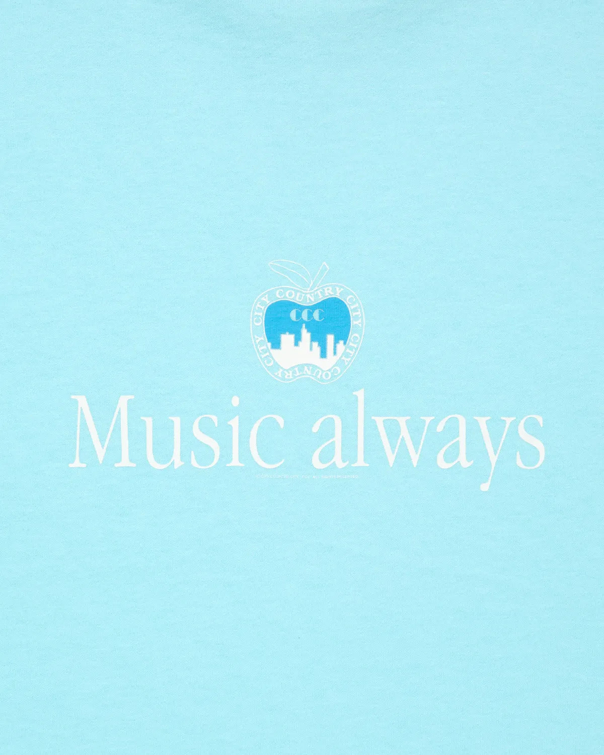 CITY COUNTRY CITY / COTTON S/S T-SHIRT_Music always (CCC-251T007)