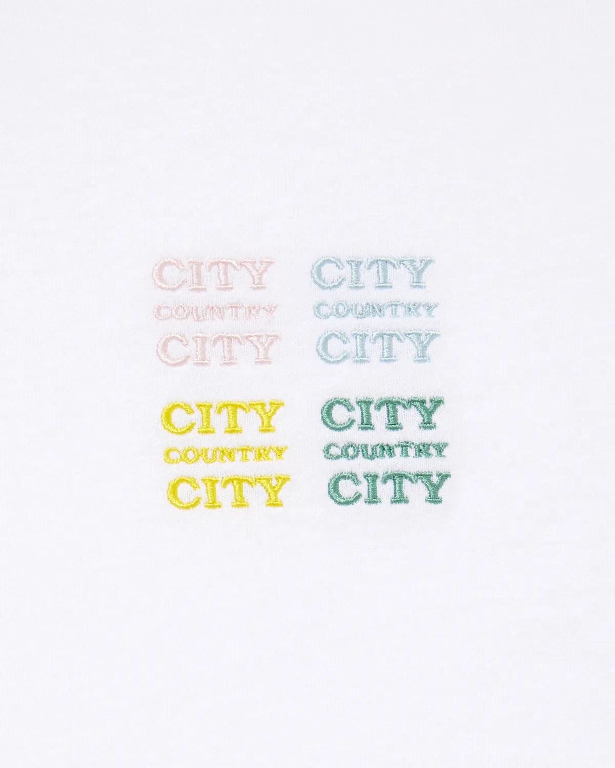 CITY COUNTRY CITY / EMBROID ERED LOGO COTTON S/S T-SHIRT_CCCC (CCC-251T010)