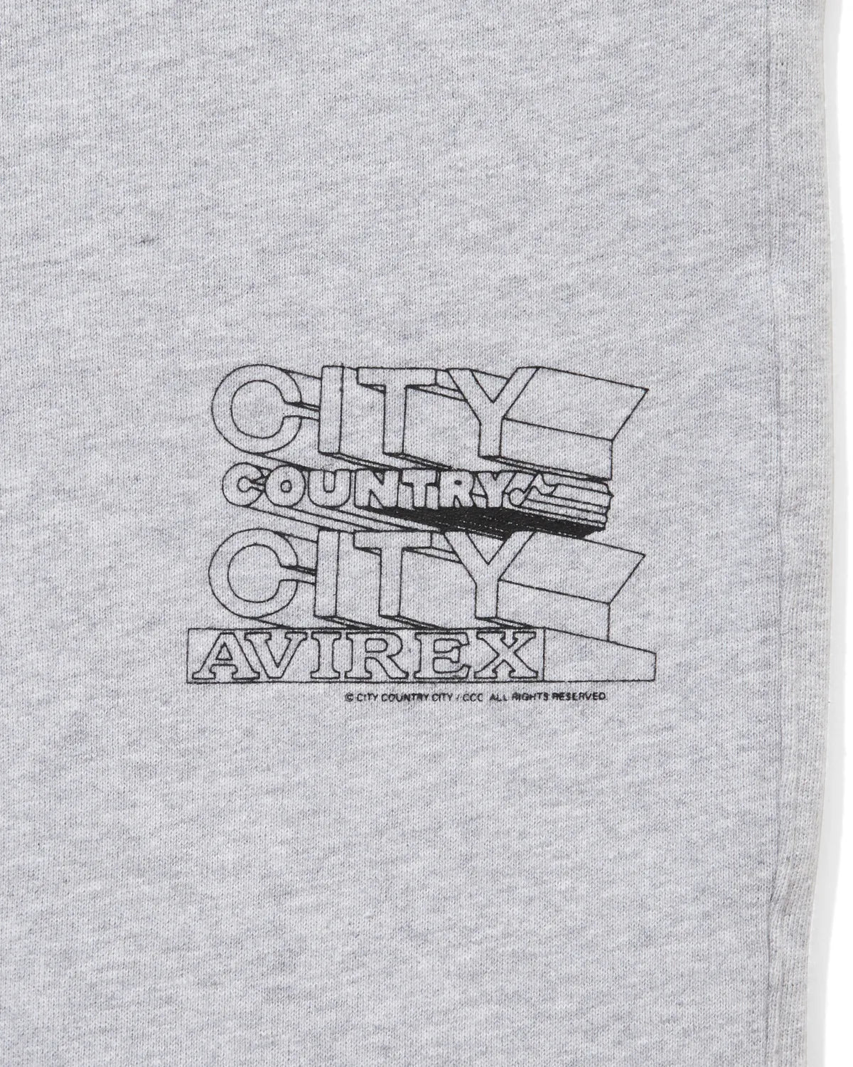 CITY COUNTRY CITY × AVIREX  / × AVIREX_SWEATSHIRT PANTS (CCC-253P003)
