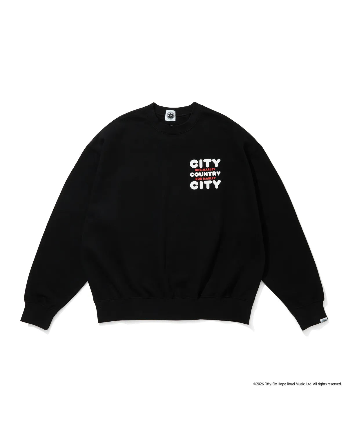 CITY COUNTRY CITY × BOB MARLEY / SWEAT SHIRT _ LIVE (CCC-261C004)