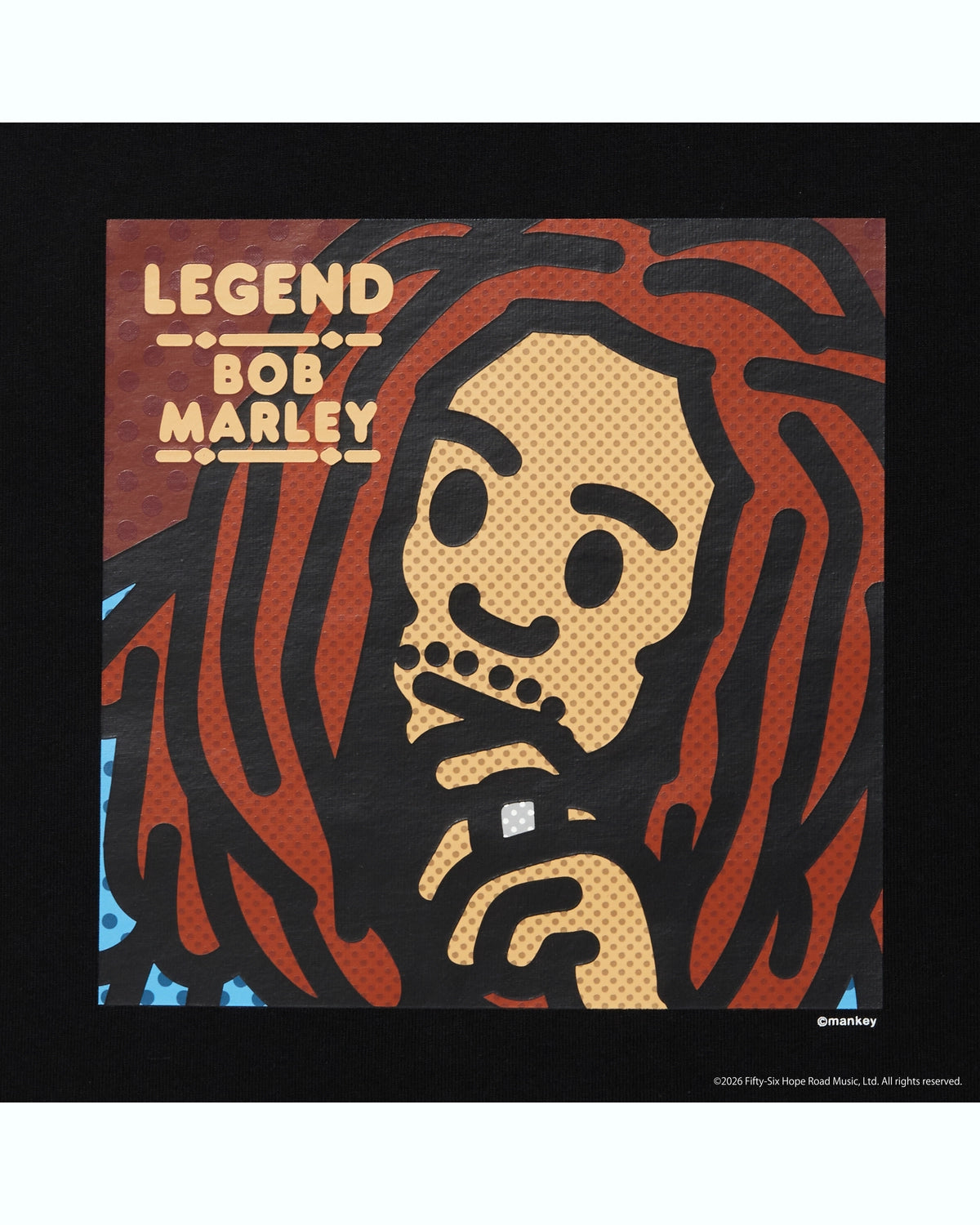 CITY COUNTRY CITY × BOB MARLEY / COTTON T-SHIRT _ LEGEND (CCC-261T011)