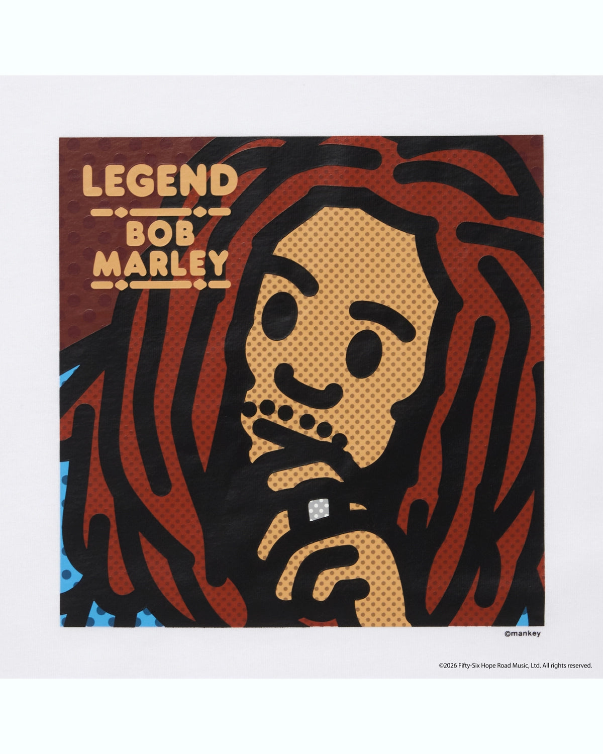 CITY COUNTRY CITY × BOB MARLEY / COTTON T-SHIRT _ LEGEND (CCC-261T011)