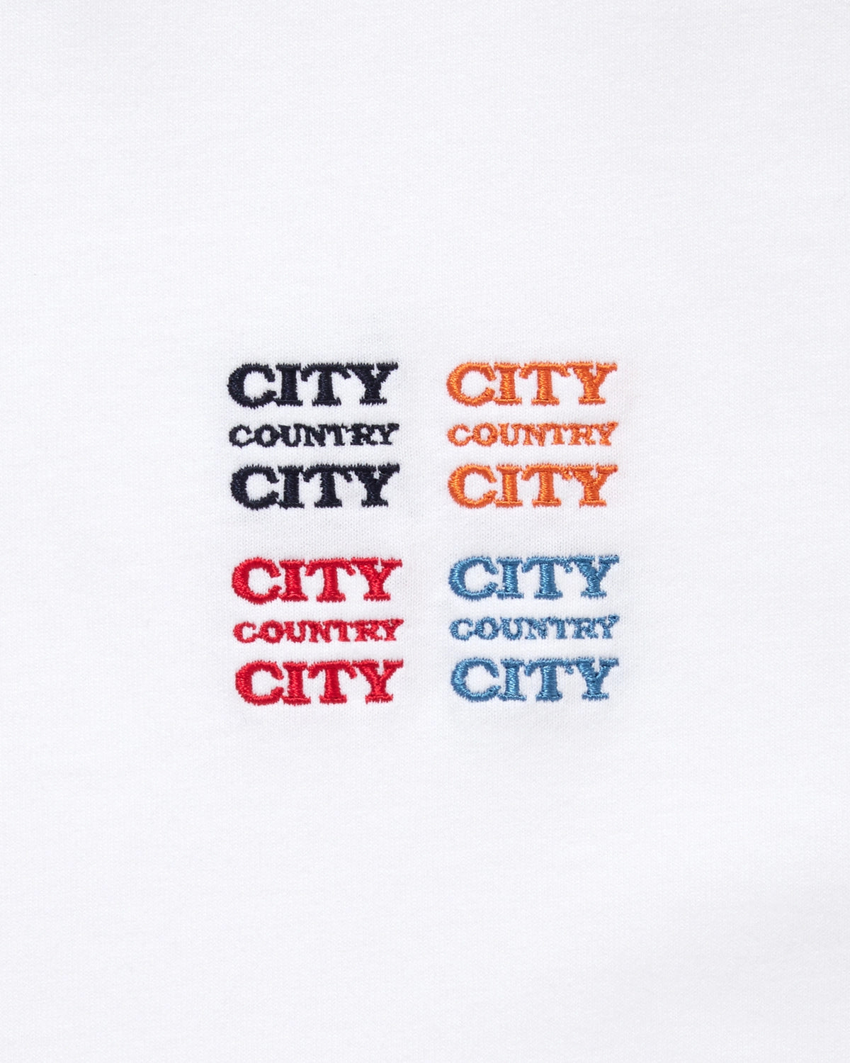 CITY COUNTRY CITY / EMBROIDERED LOGO COTTON S/S T-SHIRT_CCCC (CCC-261T012)