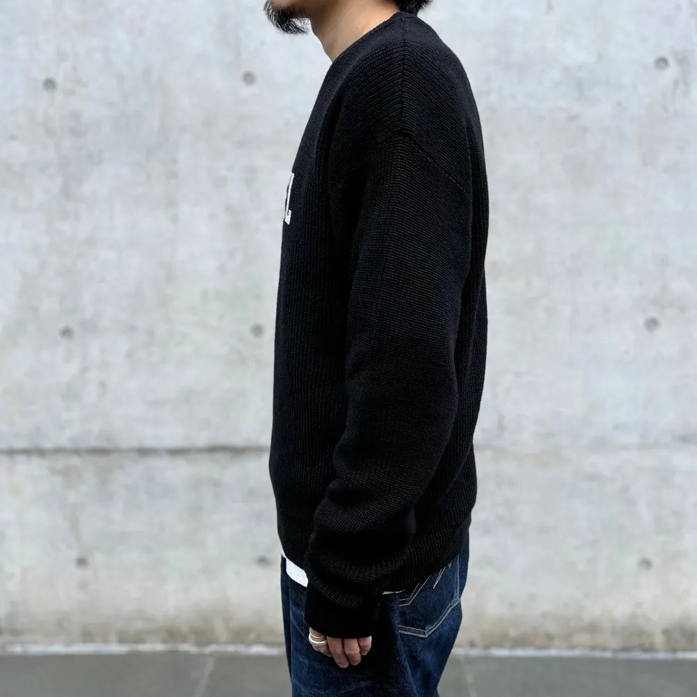 SEQUEL / LOW GAUGE CREW NECK KNIT (SQ-24AW-KN-03)