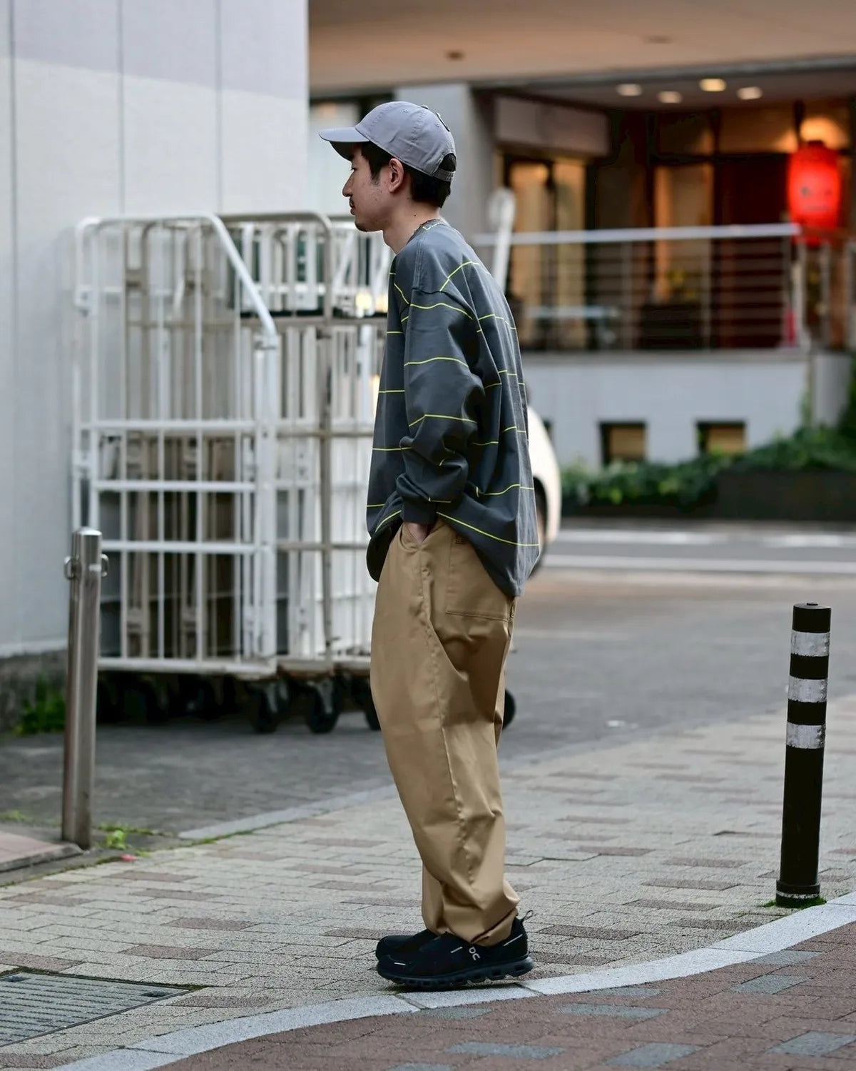 FreshService / PIN BORDER L/S TEE (FSC263-70089)
