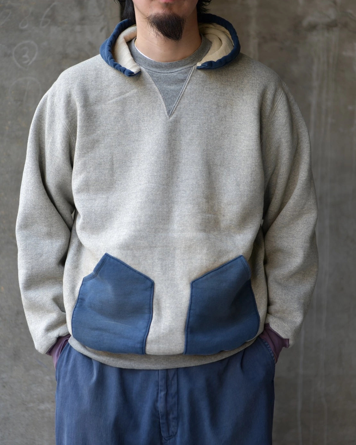 A.PRESSE / Vintage Attached Hood Sweat Parka (26SAP-05-15)