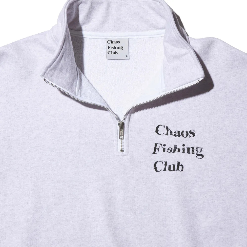 Chaos Fishing Club / LOGO HALF ZIP SWEAT SHIRT (CFC-24AW-CUT02)