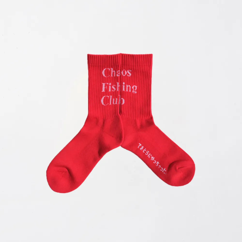 Chaos Fishing Club / 1PAC LOGO SOCKS BLACK (CFC-SOCKS)