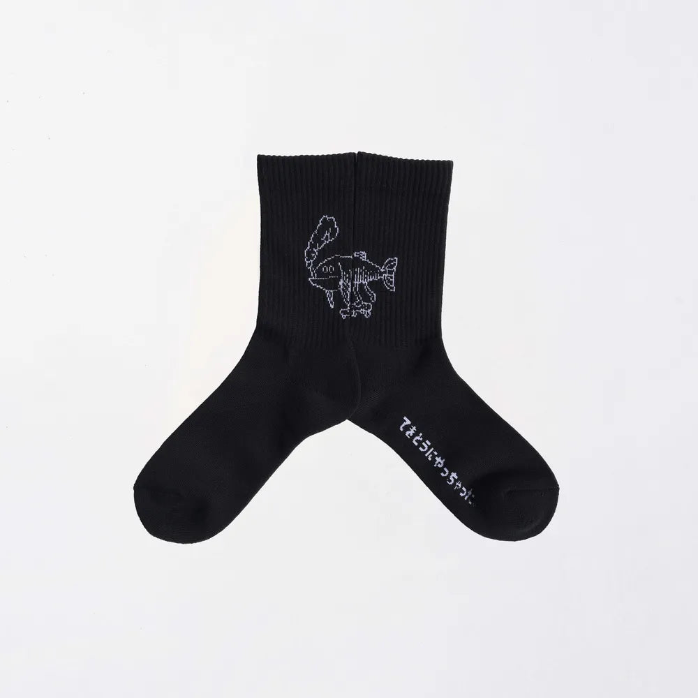 Chaos Fishing Club / 1PAC OSAKANA KUN SOCKS WHITE (CFC-SOCKS02)