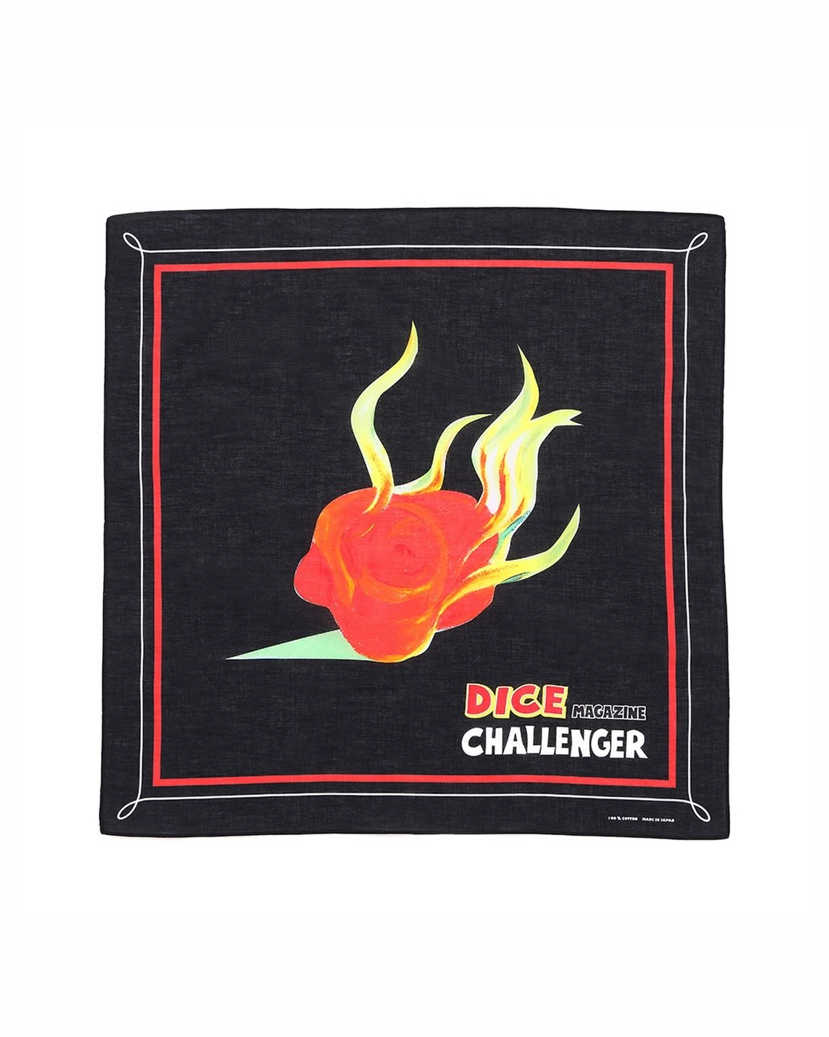 CHALLENGER × DicE Magazine の DICE BANDANA (CLG-DICE 026-005)