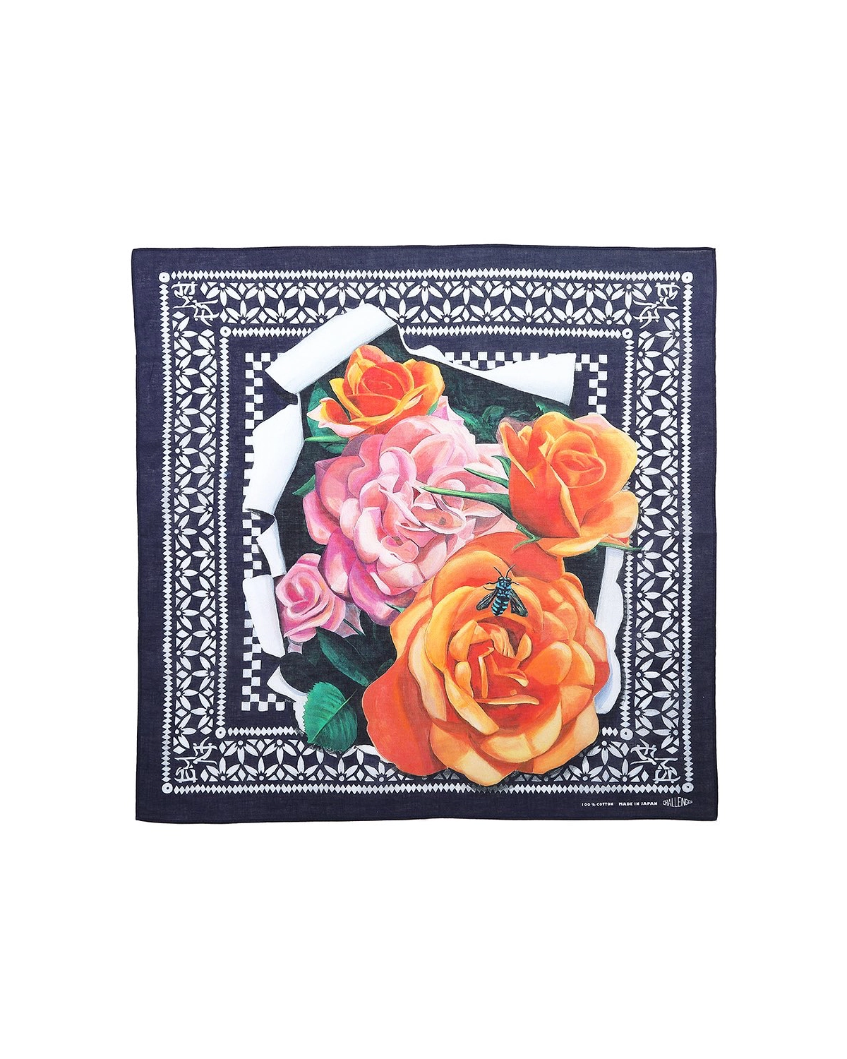 CHALLENGER の FLOWER BANDANA (CLG-AC- 025-001)