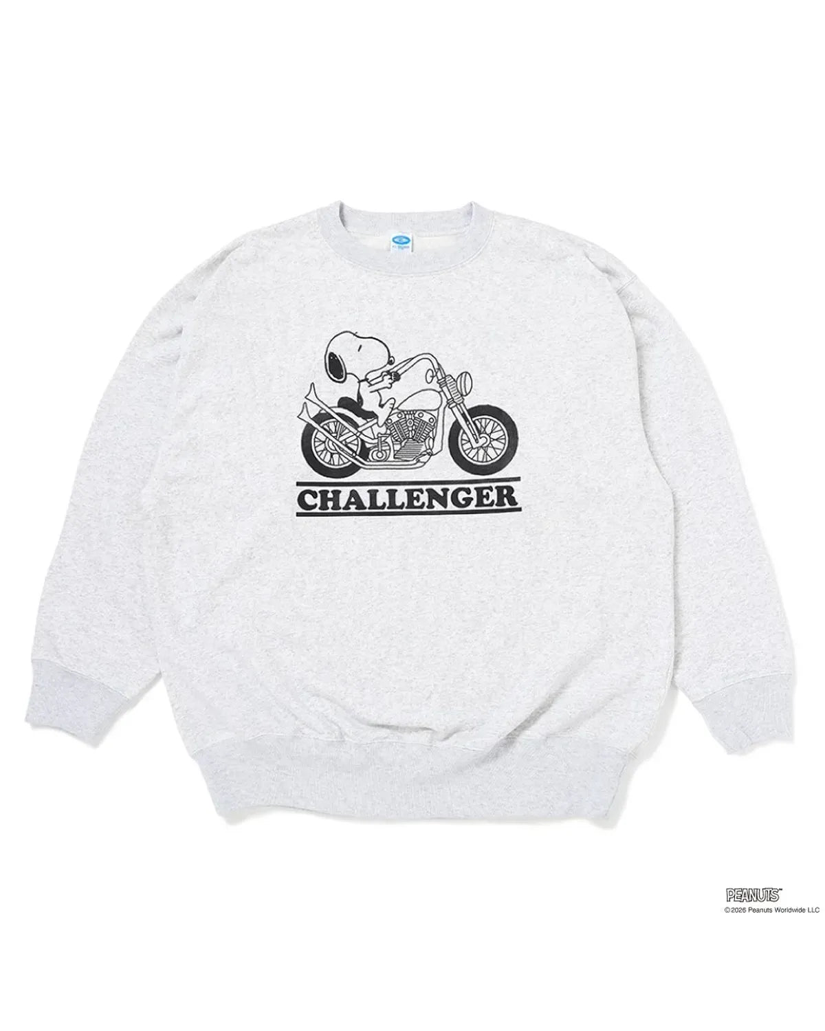 CHALLENGER の SNOOPY C/N SWEAT (CLG-SW 026-004)