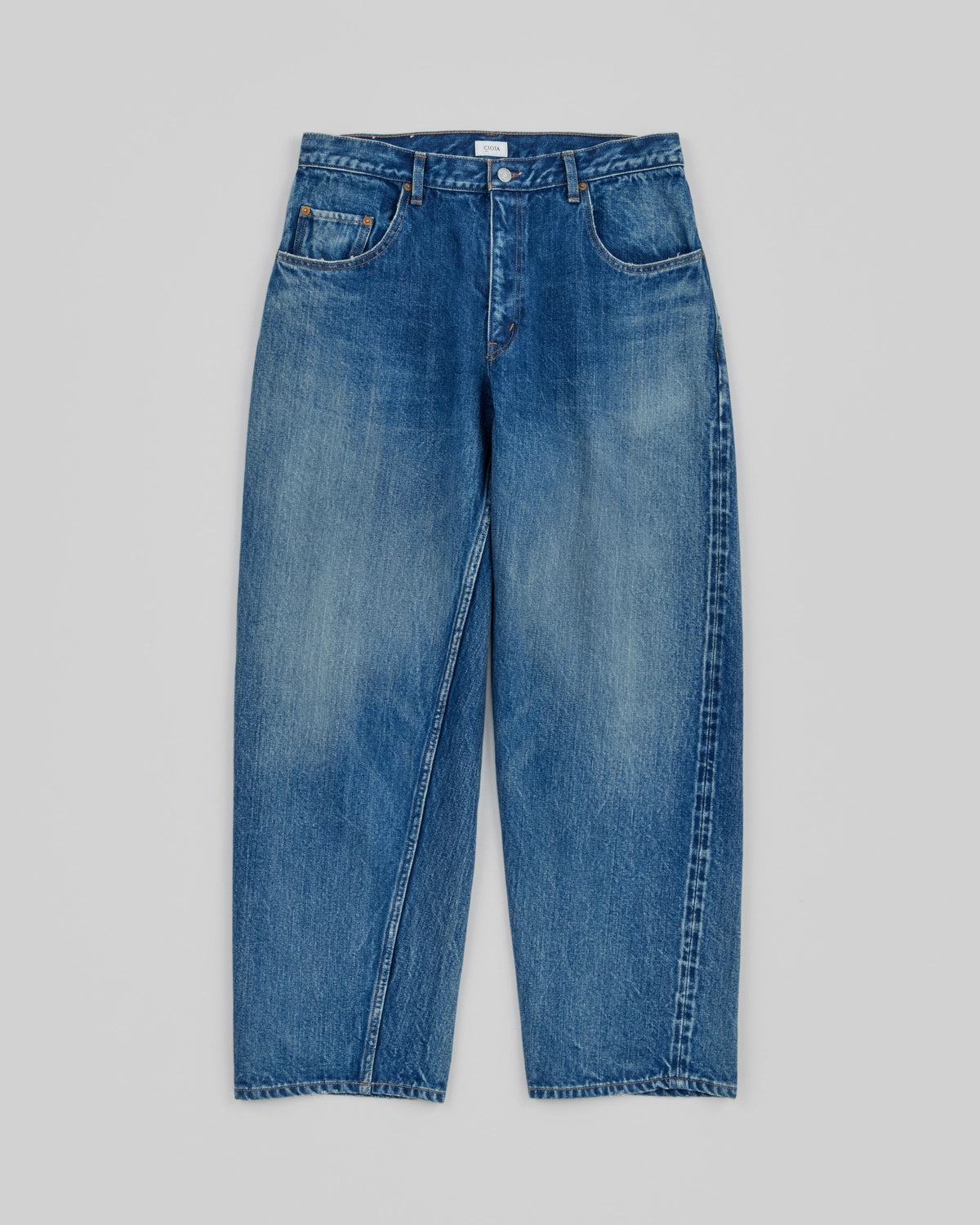 CIOTA の インディゴスビン 13.5oz バギーデニム (PTLM-25BG-PIMDBL-D)