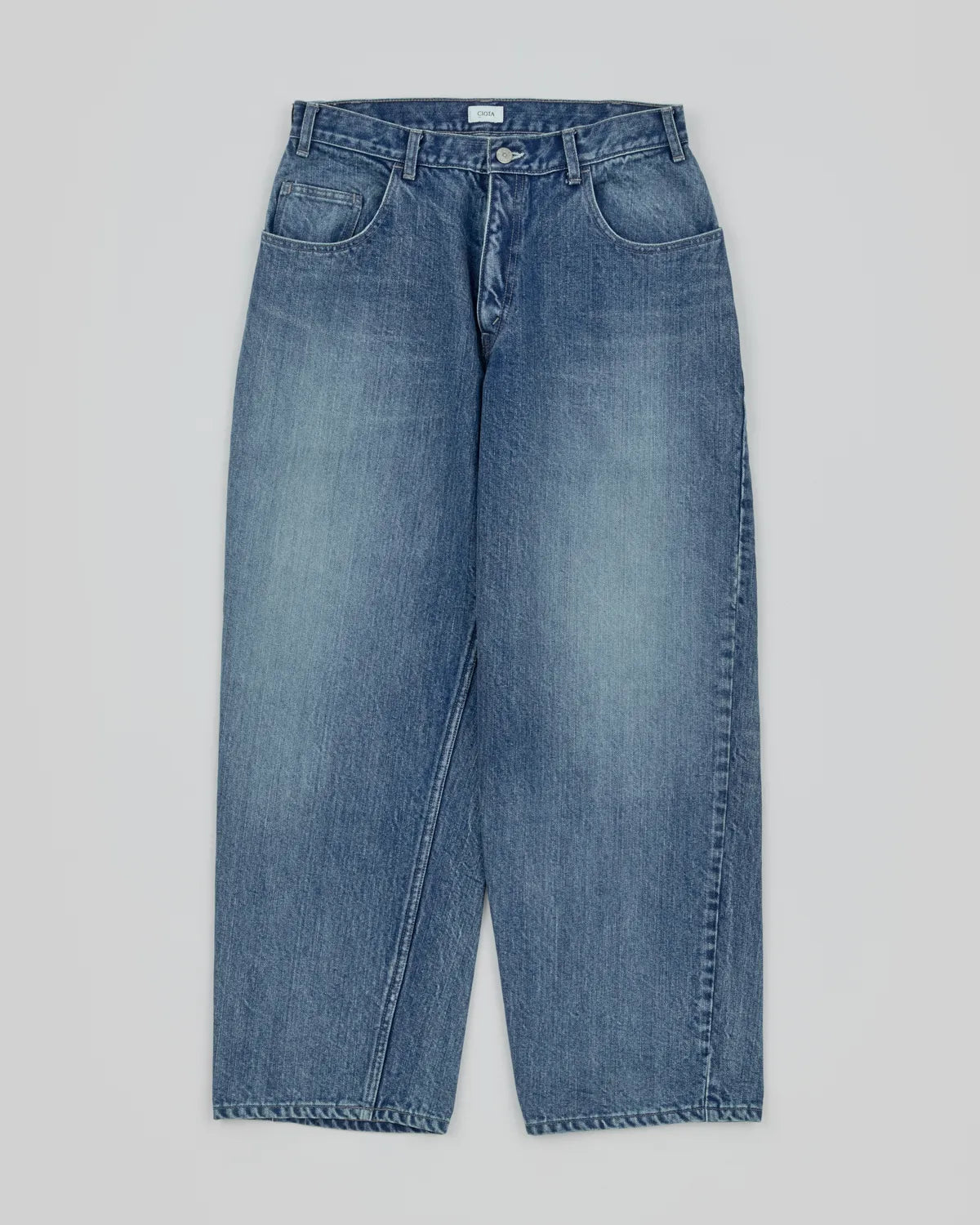 CIOTA の 13.5ozワイドバギーデニム (PTLM-27WBG-PIMBL)