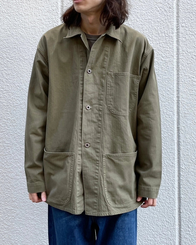 CIOTA（シオタ）/ 40s USMC P-47 HBT Jacket -Stone Wash