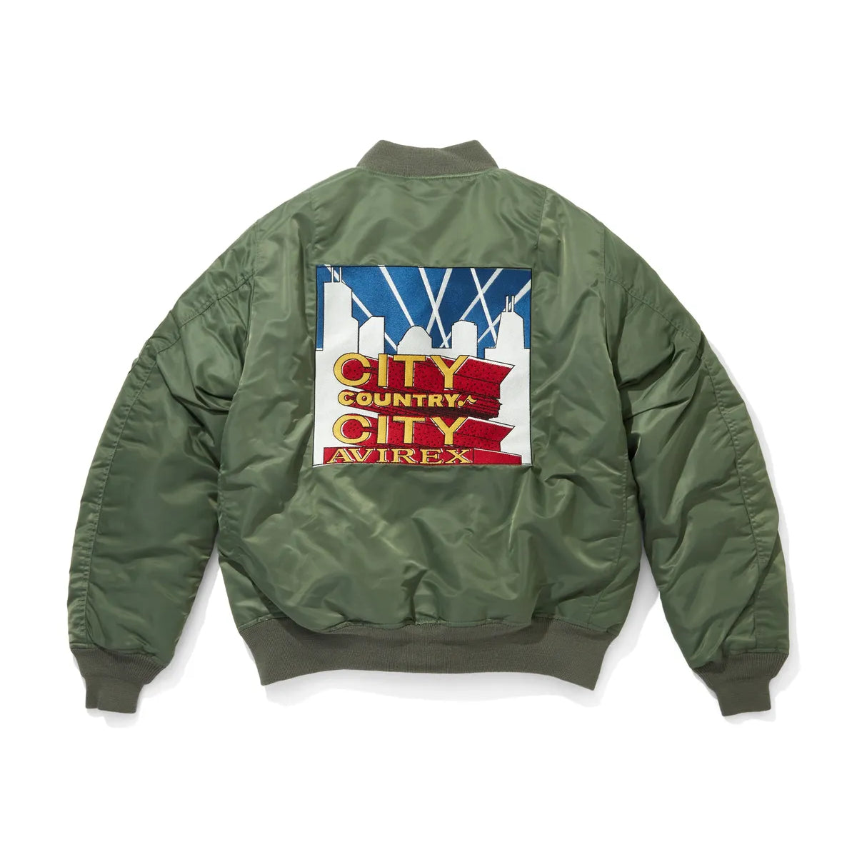 【新品】CITYCOUNTRYCITYのトラックジャケット CITY COUNTRY CITY （シティーカントリーシティー / × AVIREX_MA-1