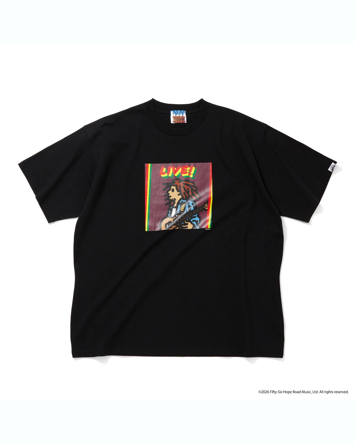 CITY COUNTRY CITY × BOB MARLEY のCOTTON T-SHIRT _ LIVE (CCC-261T010)