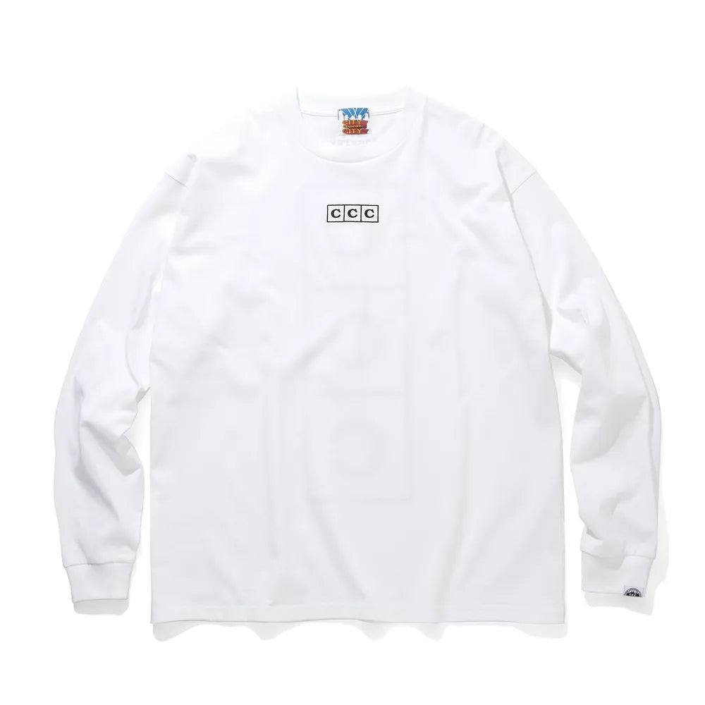 CITY COUNTRY CITY の EMBROID ERED LOGO COTTON L/S T -SHIRT_CCC (CCC-243T009)