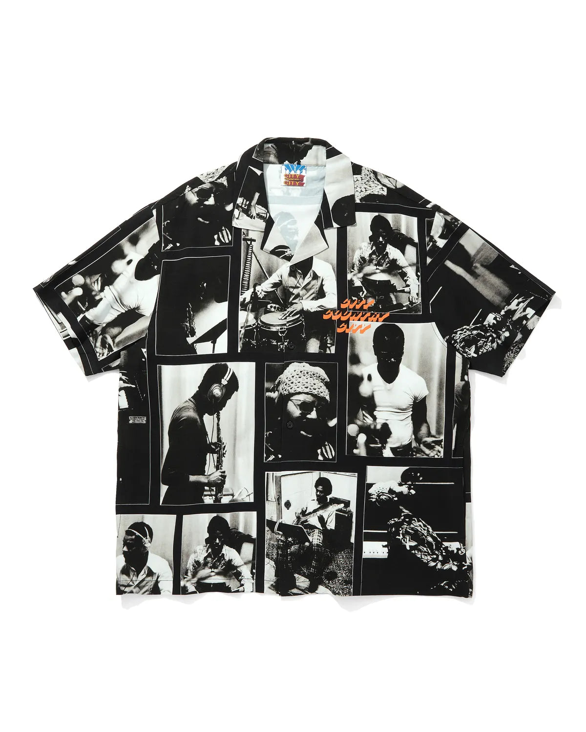 CITY COUNTRY CITY × LONNIE LISTON SMITH の OPEN COLAR S/S SHIRTS COSMICK FUNK (CCC-251W001)