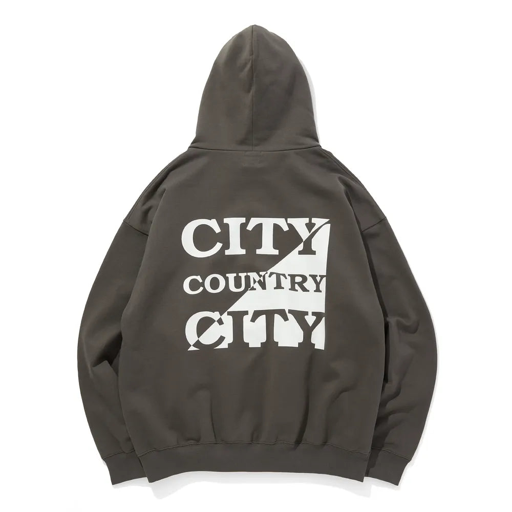 CITY COUNTRY CITY の
 ZIP UP COTTON HOODIE (CCC-243C004)