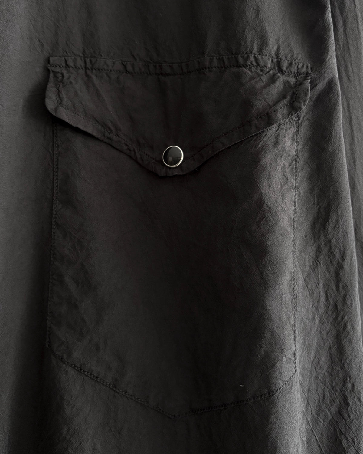 COMOLI / シルク製品染 ウエスタンシャツ (D01-02006)