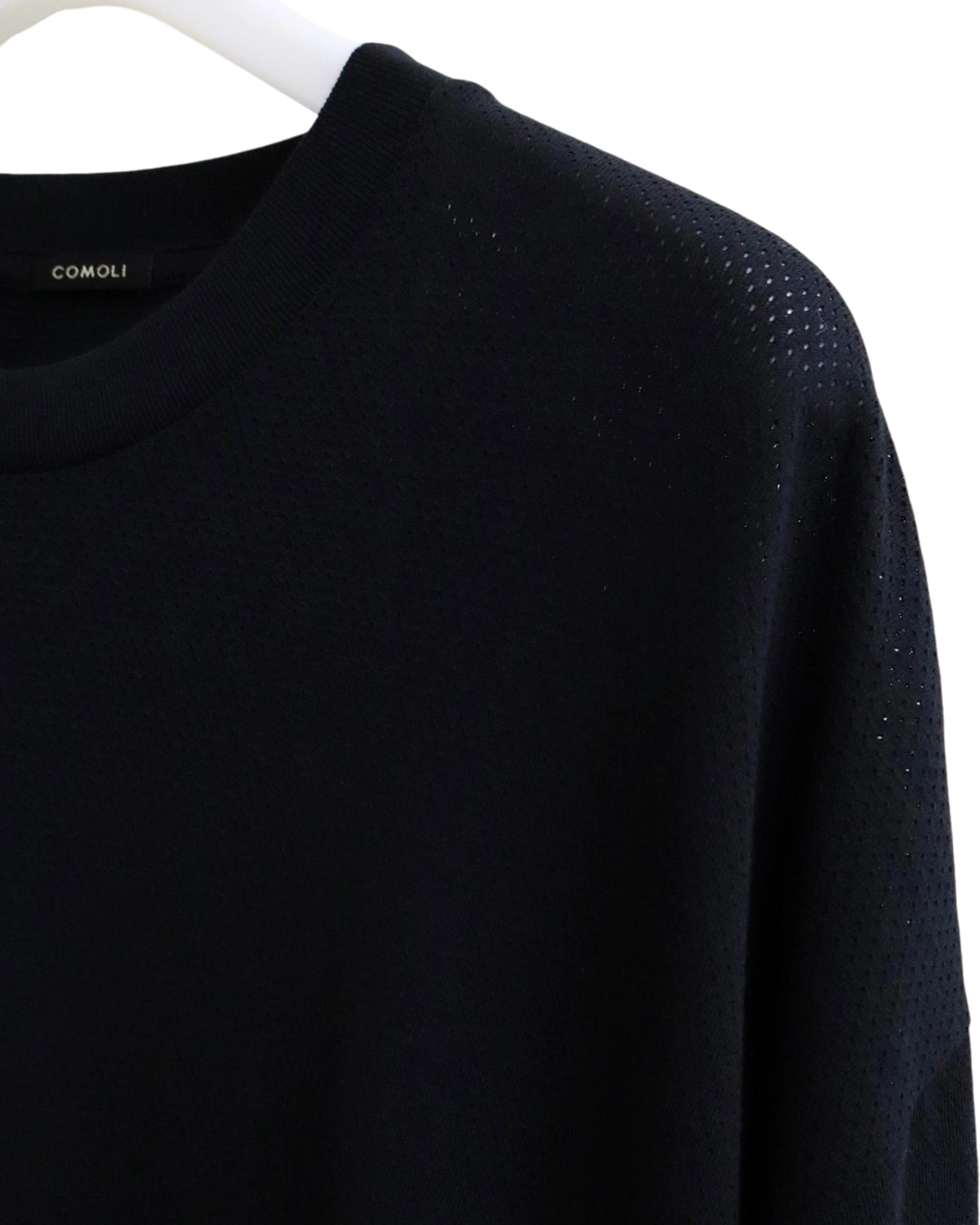 COMOLI / コットンメッシュ 半袖Tシャツ (D01-05033)