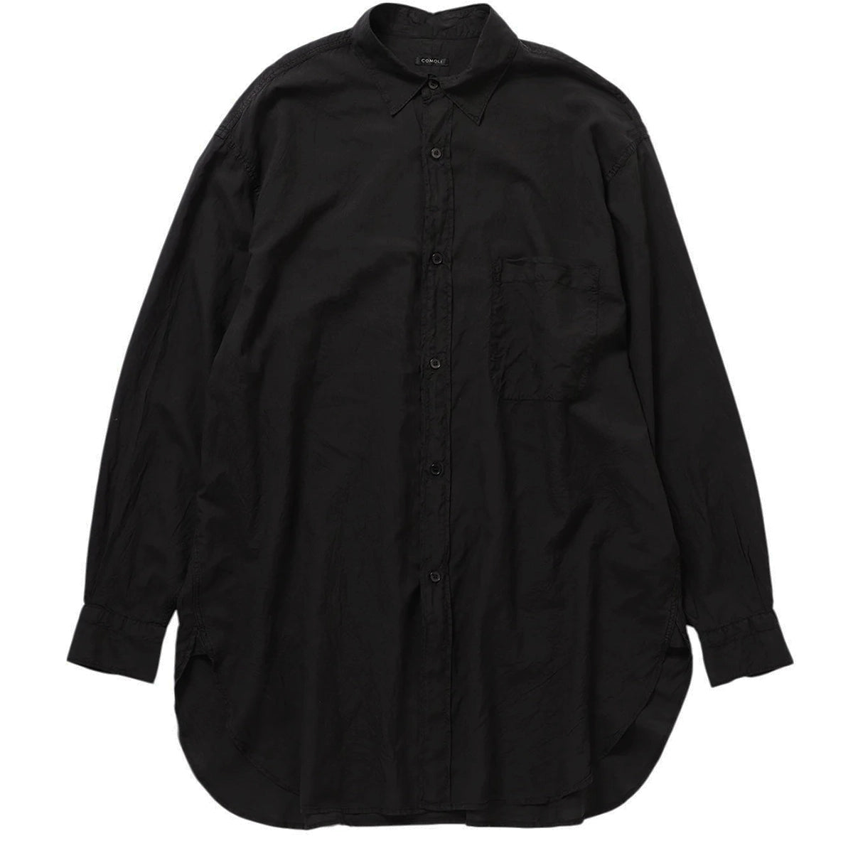 COMOLI シルク製品染シャツ サイズ1 COMOLI_B01-