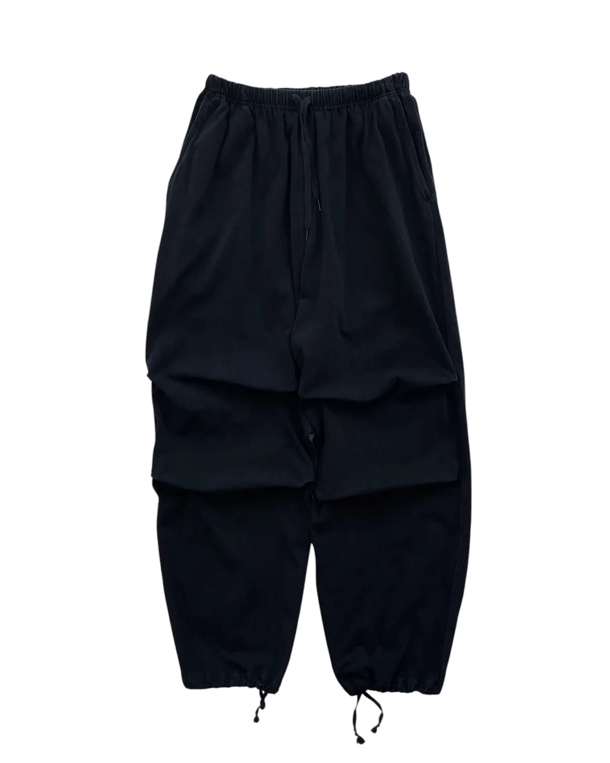 COMOLI の コットンジャージ ニータックパンツ (C03-05006)